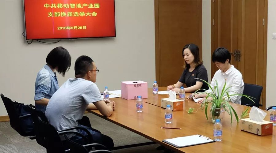 移动智地产业园党支部召开换届选举大会